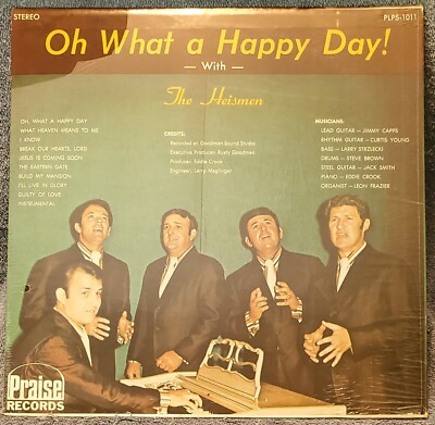HEISMEN Oh What A Glorious Day! LP Sealed PRAISE Records #PLPS-1011