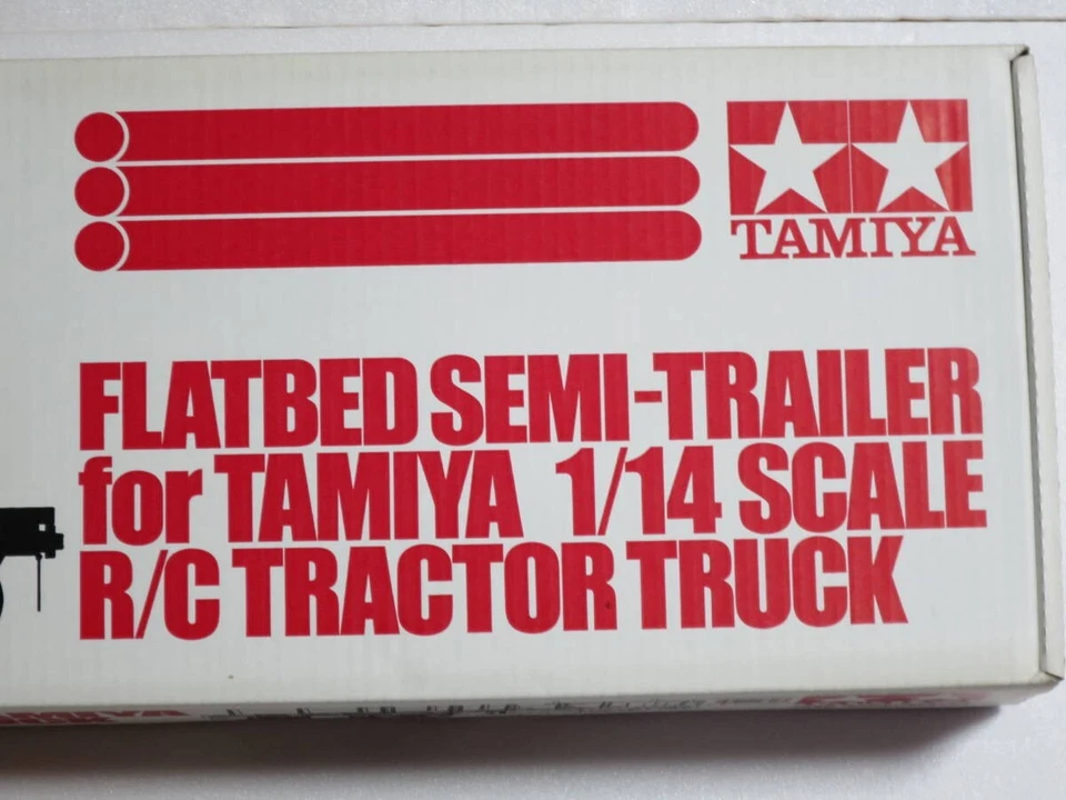 Tamiya 1/14 Electric Rc Big Truck Series No.06 Flatbed Semi-Trailer Truck - Image 4 of 4