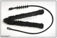 Ultimate Clean Paintball Barrel Kit Folding Swab & Pull Thru Squeegee BLACK .68