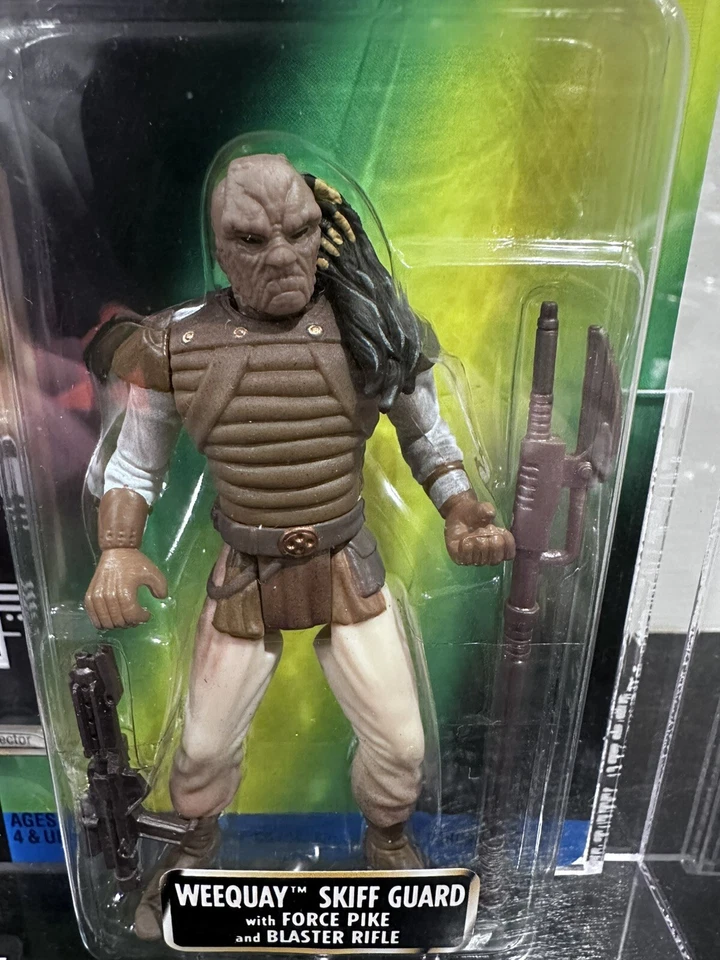 Cuadro Star Wars Power Of The Force Weequay Freeze AFA 85 NM+ (C85 B80 F90) 1997 Foto 4 de 4