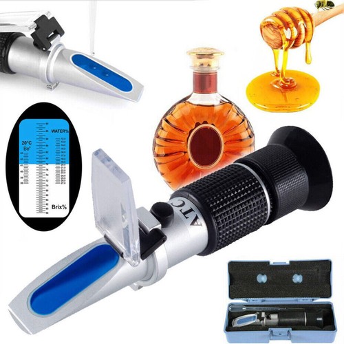 Refraktometer Honig Imker Wasser Zucker Gehalt, Brix: 58-92% Wasser: 12-27% Neu - Bild 9 von 11