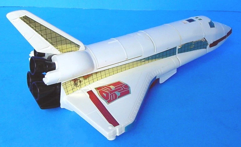 1986 HASBRO TRANSFORMERS AUTOBOT SKY LYNX ACTION FIGURE DINOSAUR WHITE RED - Image 4 of 4