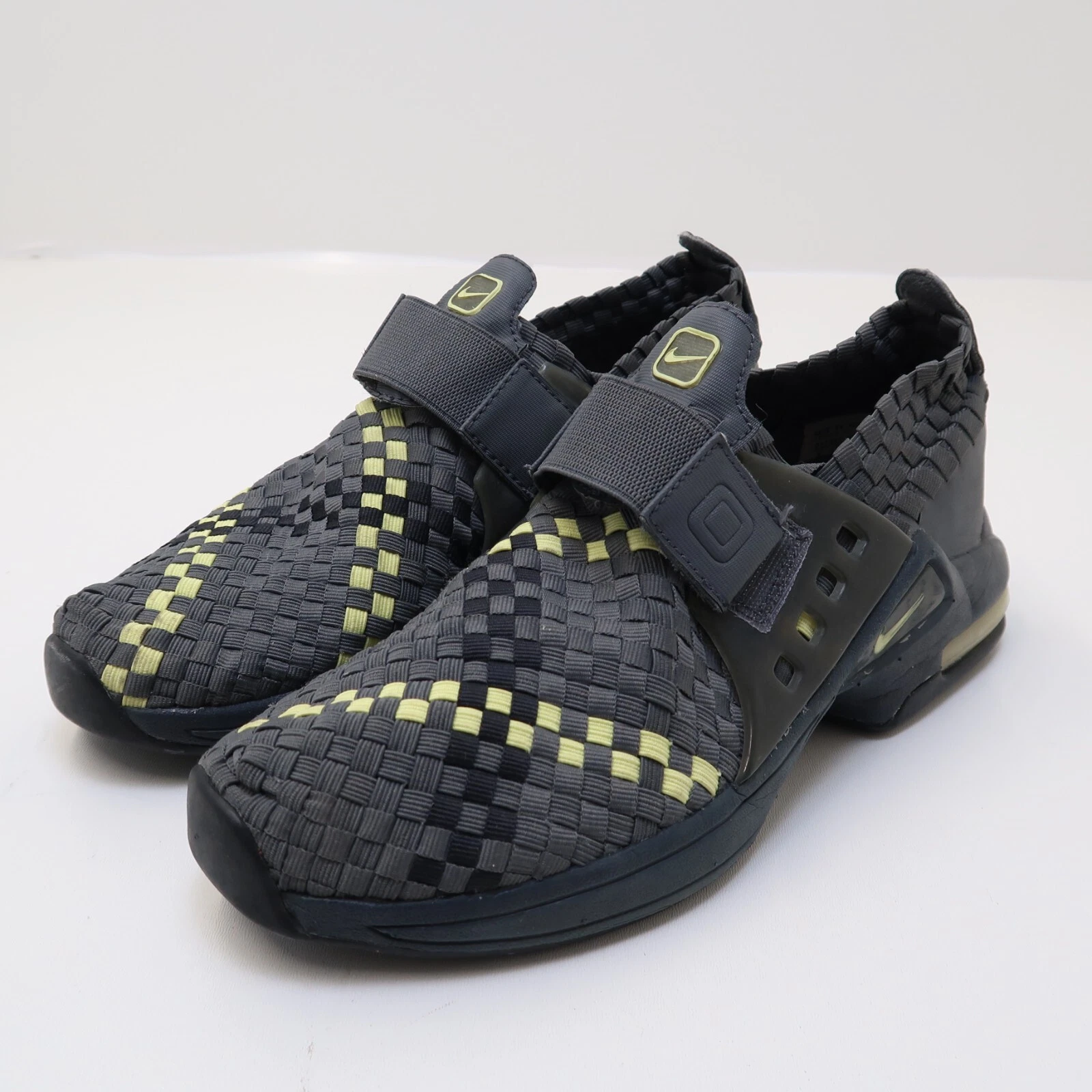 Nike Air Max Sphere Vintage Tessuto Huarache Grigio Giallo Donna Taglia 8