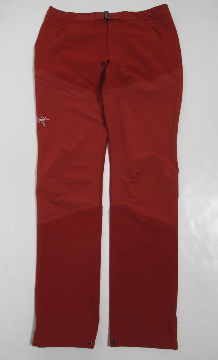 Arc'teryx Men's Sigma FL Pants Red Orange Size L Tall/Long Water