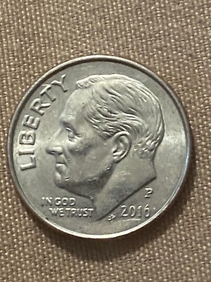 2016 P Dime Unverified Ungraded Nice Double Banded  Errors