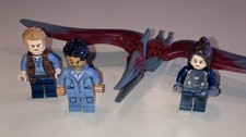 LEGO  Minifigure Jurassic World Lot  Simon / Dino / ADU Guard / Owen  75915