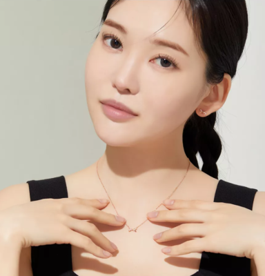 ピアス STONEHENgE Edge 14K earrings StoneHenge 14K Ribbon Earrings SA24A70T Cubic Zirconia 14K