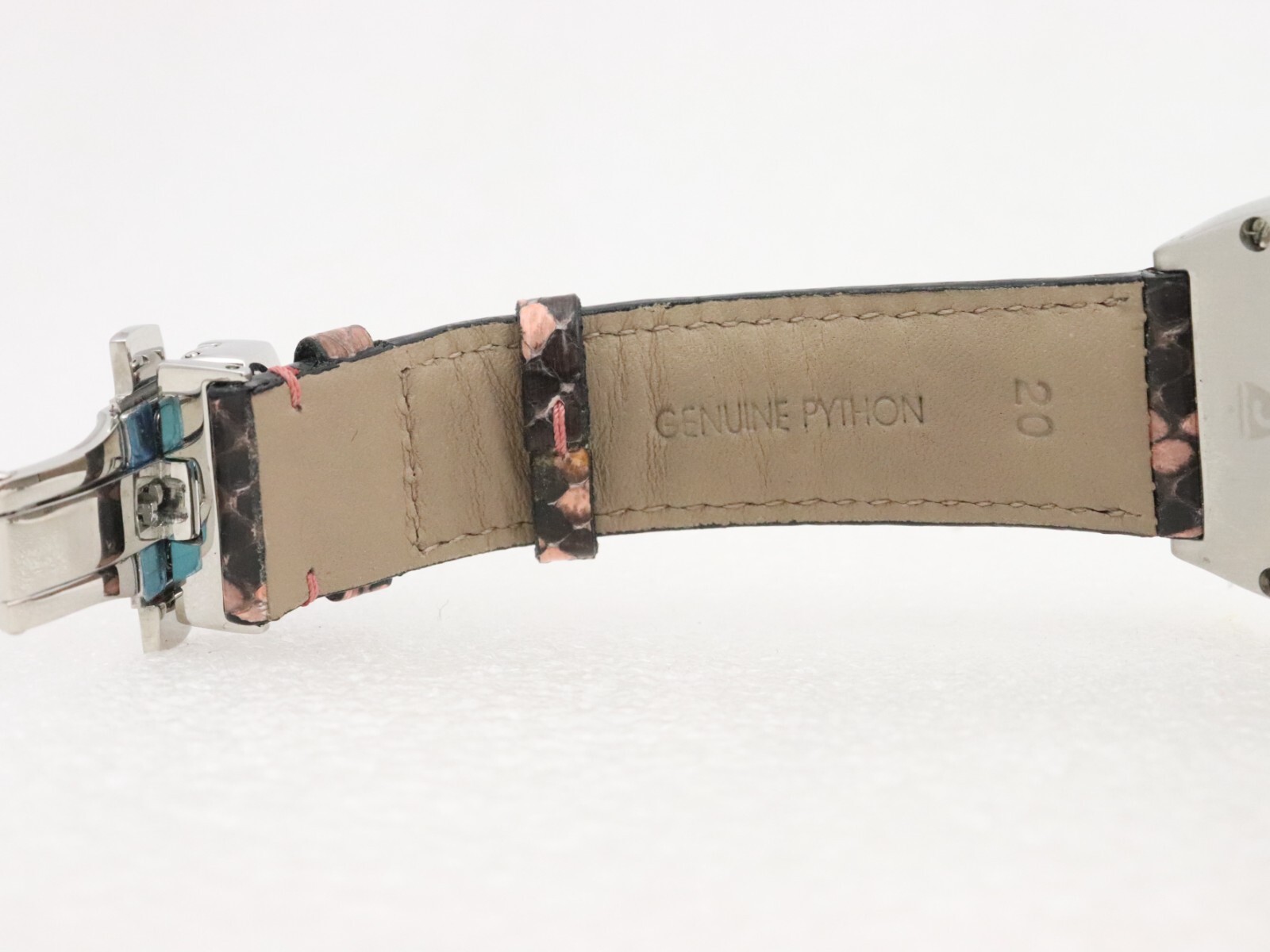 NEW BATT. Croton Crotalus Python Leather Chronogr… - image 20