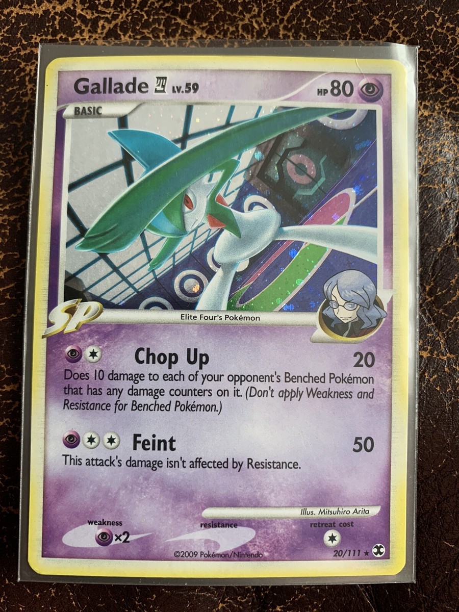 2009 Pokemon 20/111 Gallade HOLO LV 59 SP Elite Four Near Mint! | eBay