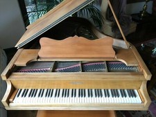 Chickering 5'3" Grand Piano Matching Wooden Bench