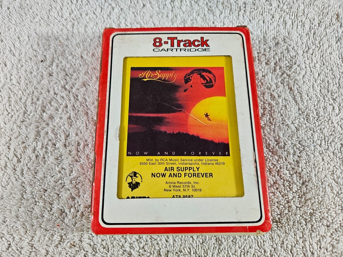 Air Supply- Now And Forever 8-Track Tape. Record Club. Please read