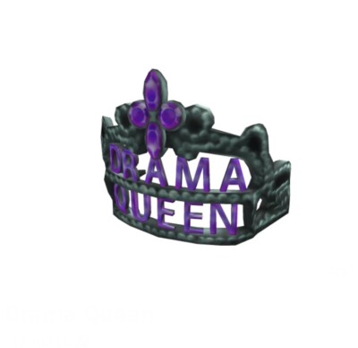 Robl0x | Drama Queen Hat Purple Crystal Crown Tiara Celeb Series 4 RARE Toy Code