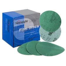 Sunmight Film 54211, 3 in, 220 Grit, Premium Aluminum Oxide 50/Box