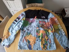 the north face world map jacket