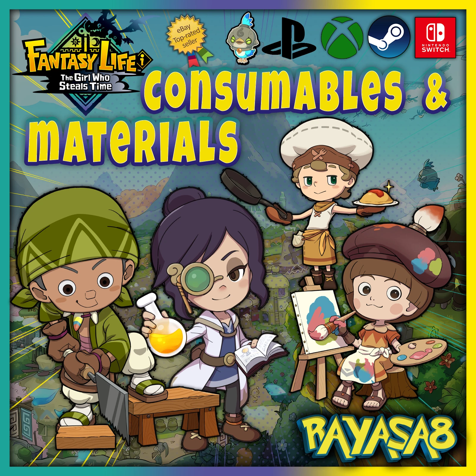 Nintendo Switch FANTASY LIFE i Fantasy Life i The Girl Who Steals Time (Nintendo Switch) JA