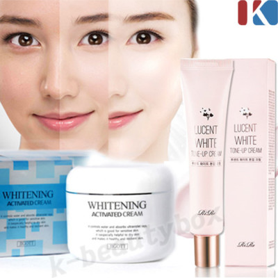 BEST WHITENING CREAM Whitening Activated Cream 100g & White Tone-Up Cream 40ml