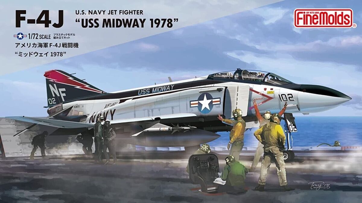 1/72 FineMolds #72743 F-4J Phantom II USS Midway 1978 | eBay 1/72 FineMolds #72743 F-4J Phantom II USS Midway 1978 | eBay