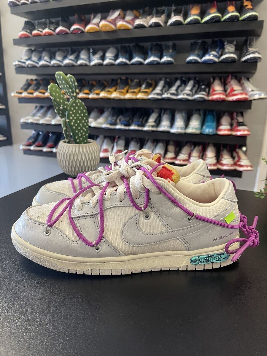 Size 9.5 - Nike Dunk Off White Low 'Lot 45 of 50' | eBay Size 9.5 - Nike Dunk Off White Low 'Lot 45 of 50' | eBay
