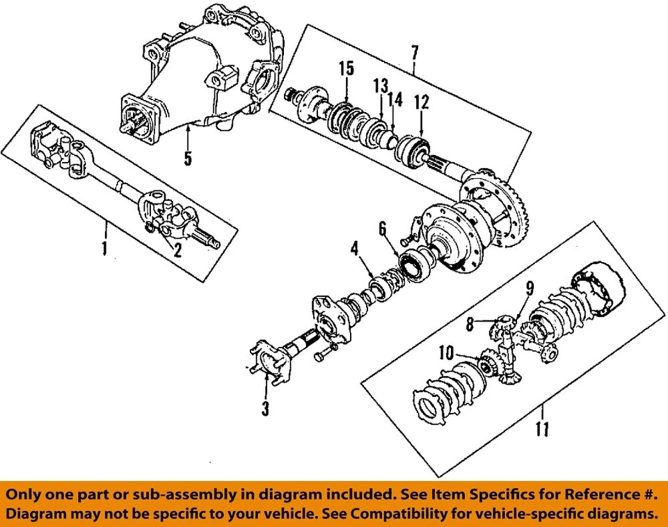 Eje de transmisión usado se adapta a: Jaguar Xjs 1994 a través de VIN F12667 grado A Foto 3 de 4