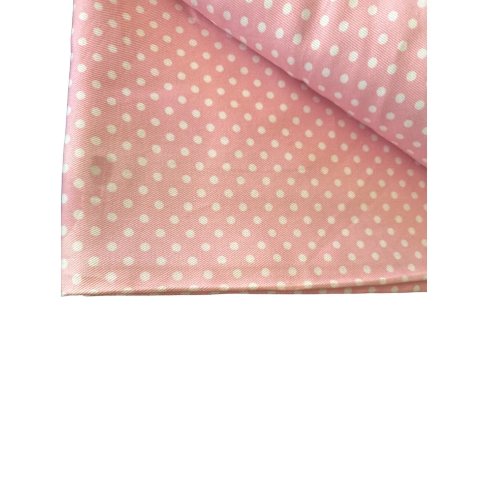 Cortinas Pottery Barn Kids rosa a lunares negras 2 paneles Foto 4 de 4