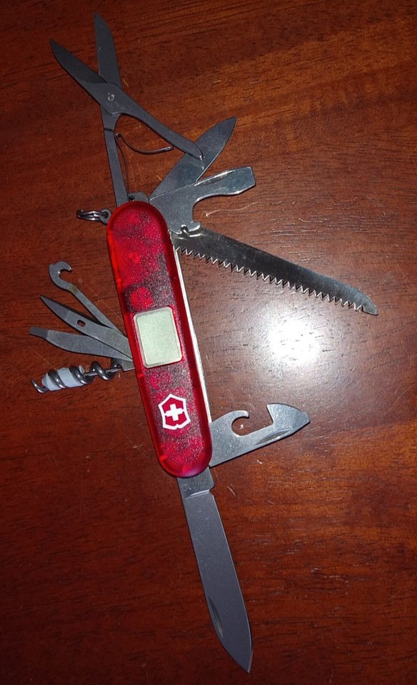 Victorinox Swiss Army Knife with Altimeter new in box from 2001 eBay