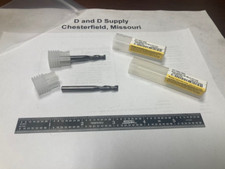 Lot of 2 Kennametal 1232452 Carbide Sq. End Mills, 3/16"x3/16x5/8x 2", 2FL, K600