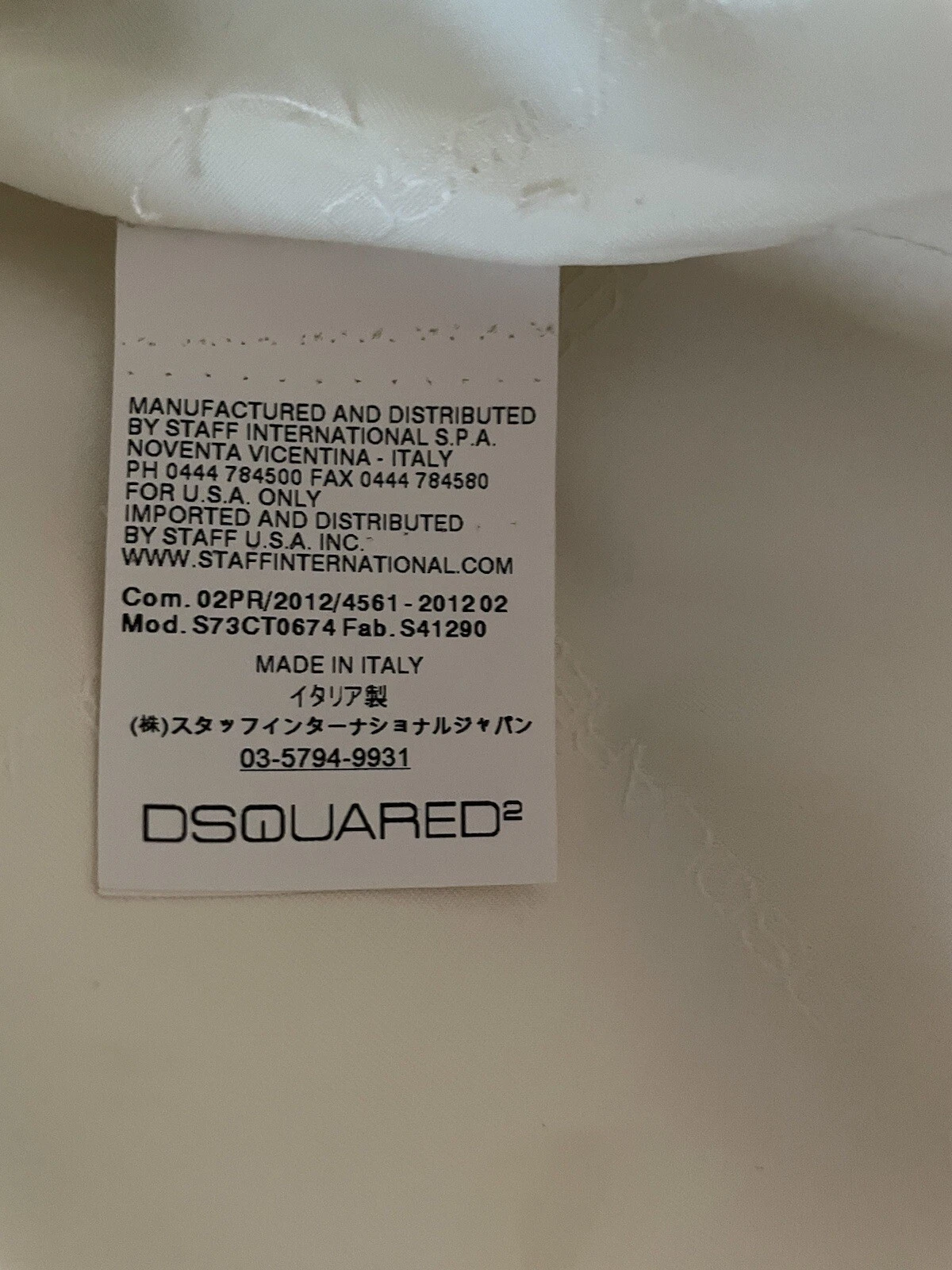 Dsquared2 Abito da donna bianco stretch bodycon US S IT 44