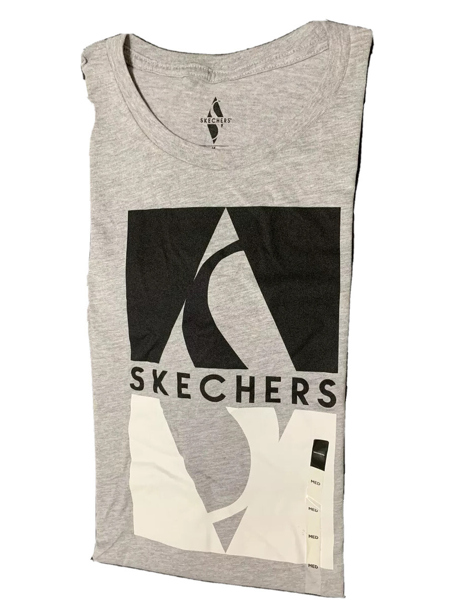 Skechers Dry fit mens T-shirt Size : M Color : Gray | eBay