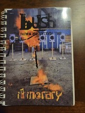 Bush 1997 Tour Itinerary-Razor Blade Suitcase Tour-NOT SOLD TO THE PUBLIC