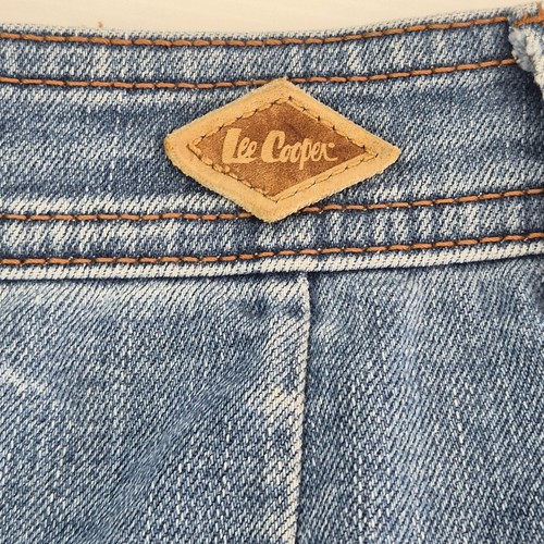 Lee Cooper Demin Skirt Womens Size 12 Blue Stretch Pockets Mini Cute Soft - Picture 7 of 9