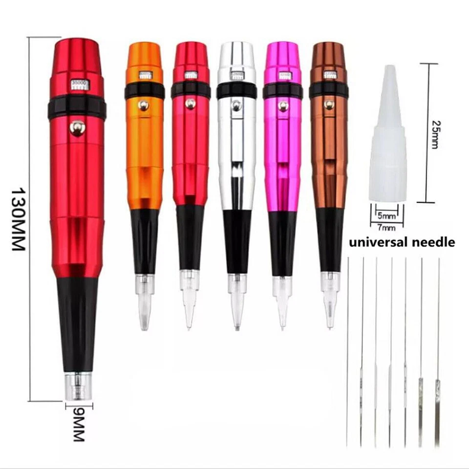 Delineador de ojos portátil para cejas microblading lápiz de tatuaje máquina de maquillaje permanente Foto 3 de 4