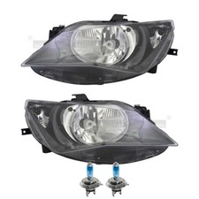 Scheinwerfer Set inkl. Premium Lampen für Seat Ibiza IV 6J5 6P1 mit LWR Motor