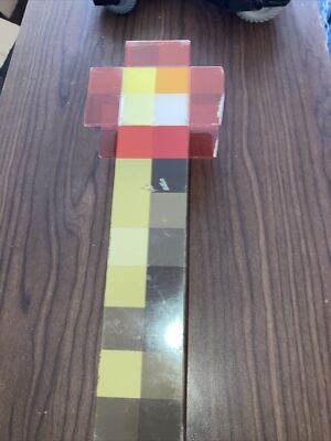 Minecraft 11'' Light-Up Carry And Wall Mount Torch 2012 Untested Night Light