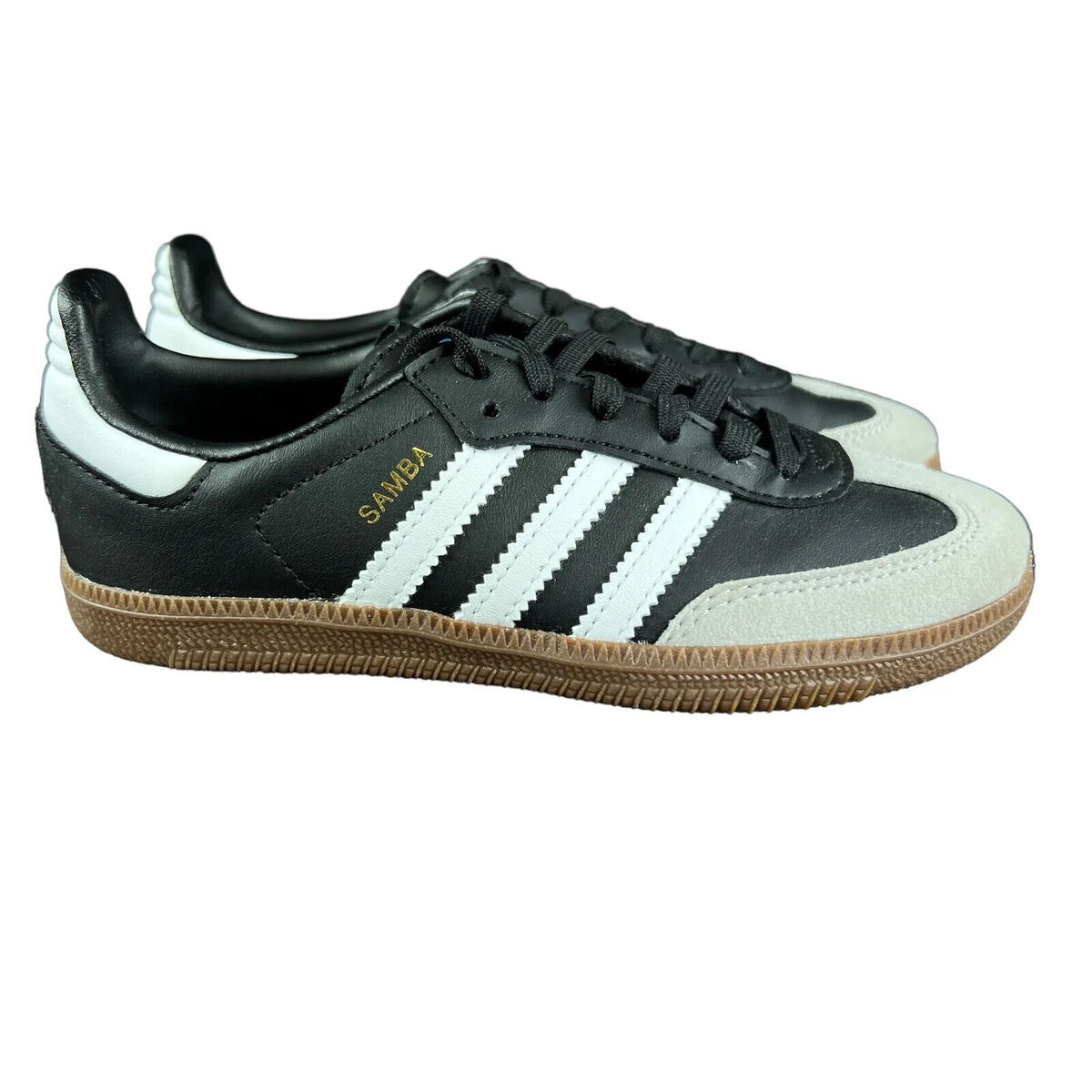 Adidas Samba OG C Vegan Black Grey White Shoes GZ8349 Youth Adidas Samba OG C Vegan Black Grey White Shoes GZ8349 Youth