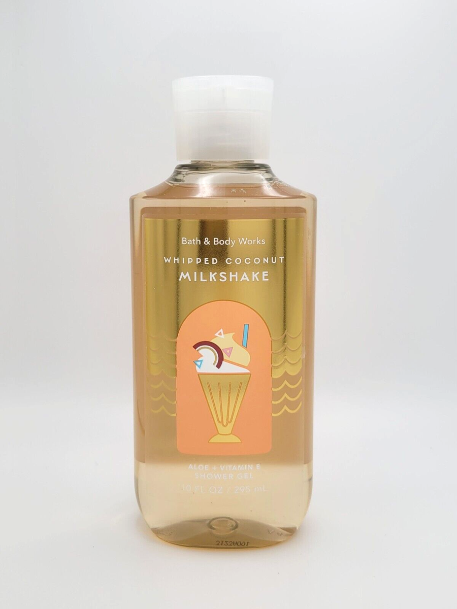 Bath & Body Works Whipped Coconut Milkshake Shower Gel Body Wash 10 oz