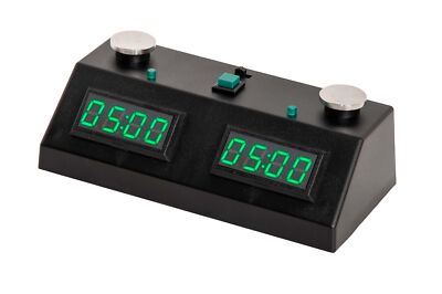ZMart Fun II Digital Chess Clock - BLACK/GREEN