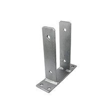 U-Pfostentr&auml;ger 101 mm zum aufd&uuml;beln U-Form feuerverz. Pfostenanker GeZu Impex