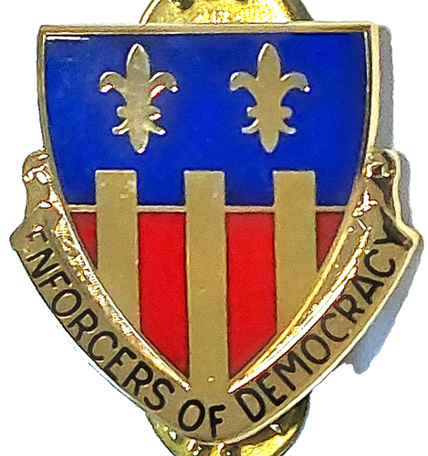 U.S. Army DUI Unit Crest G-23 168th Quartermaster Battalion Lapel Pin ...