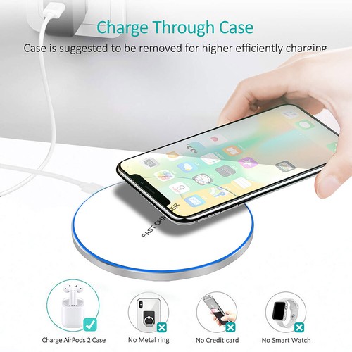 20W Wireless Charger Charging Mat Pad For Apple iPhone 13 12 Pro Samsung S22+ - Zdjęcie 18 z 20