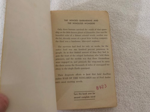War of the Wing-Men / The Snows of Ganymede - Poul Anderson - ACE #D-303 Signed - Picture 7 of 10