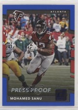 2017 Panini Donruss Press Proof Blue Mohamed Sanu #9 09o4