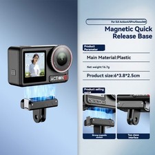 Quick-Release Mount Magnetic Extension Bracket for DJI Action 6/5/4/3/NANO