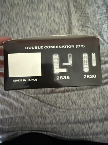 Cerradura de palanca mecánica sin llave Lockey USA 2835AB combinación única latón antiguo - Imagen 4 de 9