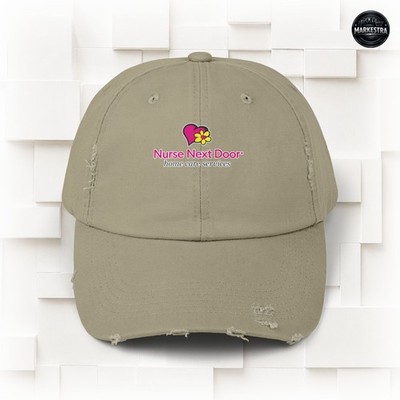 Nurse Next Door Franchise Logo Unisex Distressed Cap