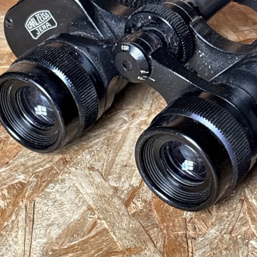 Vintage Carl Zeiss Jena Jenoptem 8x30w Binoculars & Case 4528204 - Picture 9 of 15