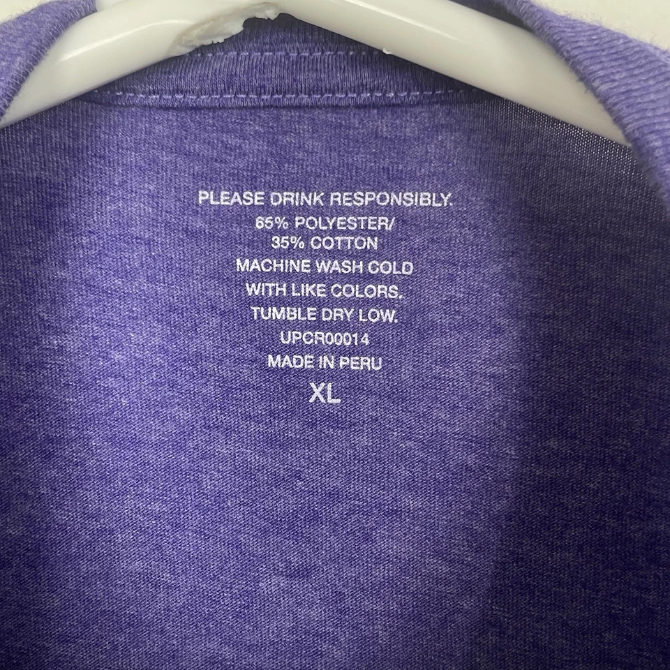 Camiseta Crown Royale Whisky Púrpura Adulto XL Foto 3 de 4