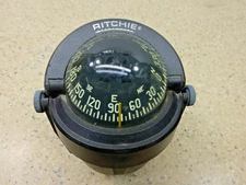 Ritchie Lighted Boat Matine Compass With Wires Black Made In USA