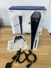 PlayStation 5 Slim 1TB Disc Edition With Controller And Cables Boxed