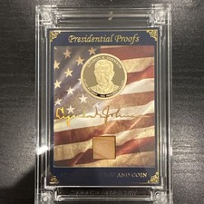 A Word From Potus 2025 Edition Lyndon B. Johnson Authentic Relic & Coin 73/76 