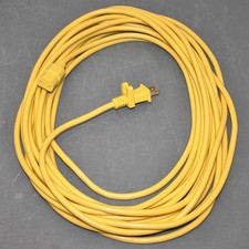 ProTeam 40ft Power Cord 840377, for Upright Vacuum, 18 AWG Wire, 120V AC, Yellow